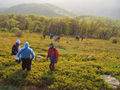 night hiking in serbia!