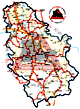 serbia road map