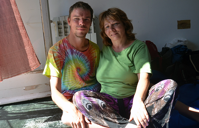 andrey and mom