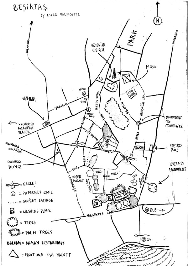 map of besiktas